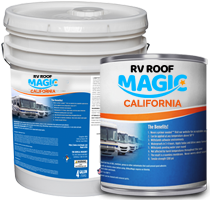 RV Roof Magic California VOC Compliant RV Roof Coating Liquid Butyl Rubber  Waterproof Sealant
